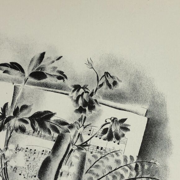 Minnetta Good Valse Brillante 1930s Art Print Treasury Collection Sketch WPA Vtg - Picture 5 of 12